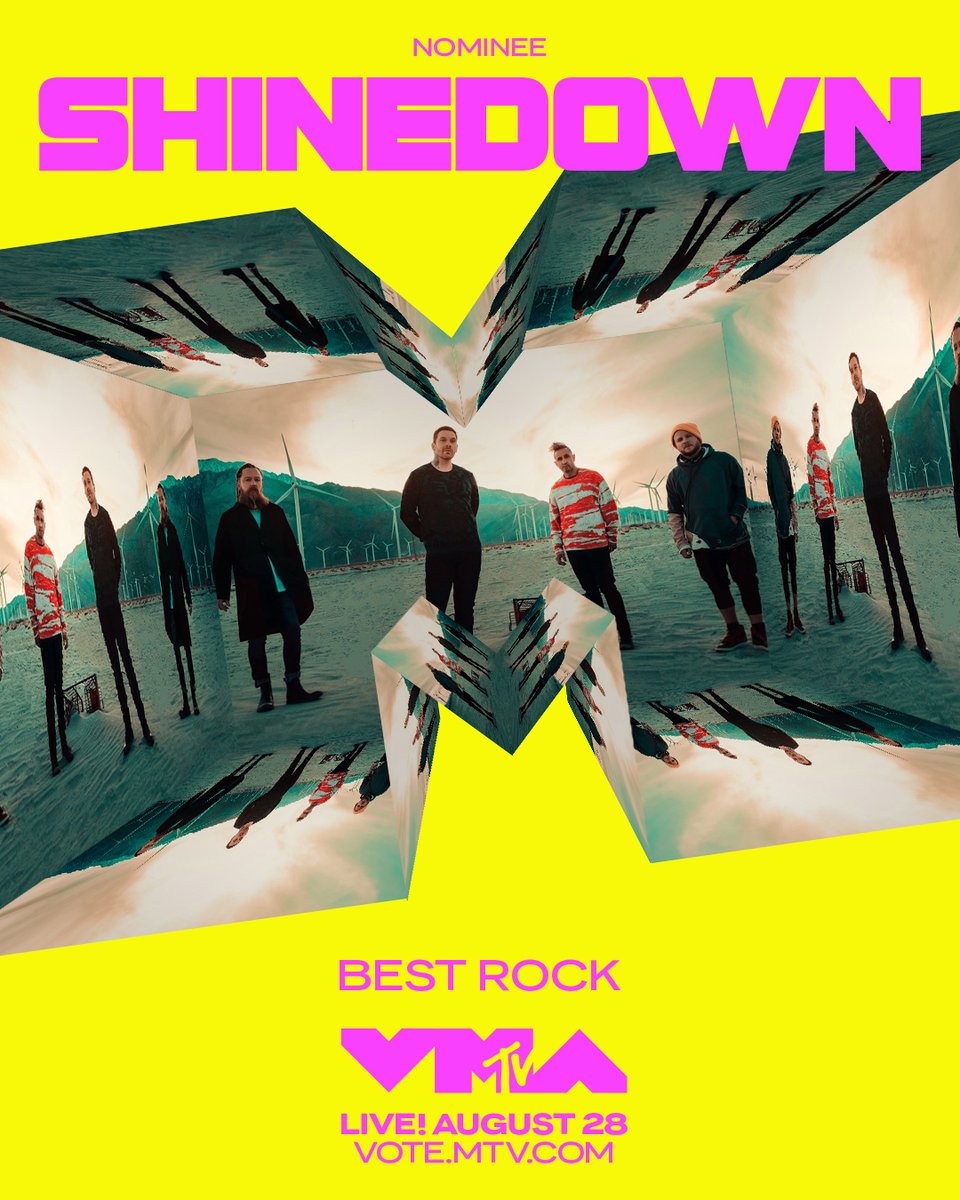 <a href="/Shinedown/">SHINEDOWN</a> congratulations on being nominated at the 2022 #VMAs 👏 vote.mtv.com