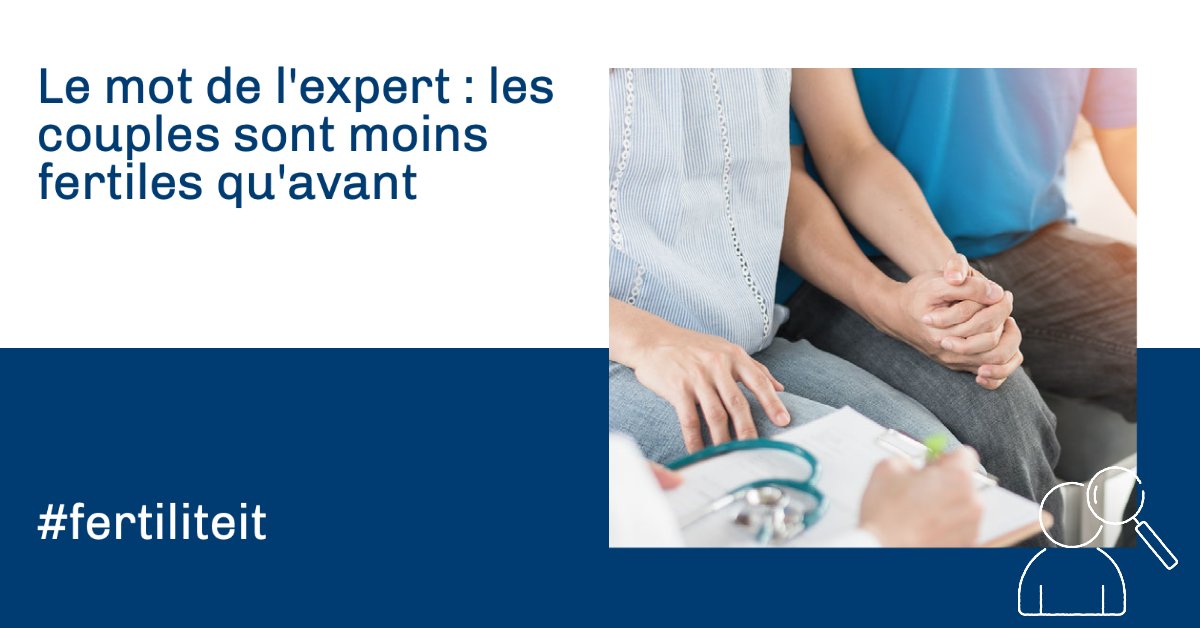 #infertilité. La réalité pour de plus en plus de couples. Selon notre gynécologue, le Dr Guisset, la cause réside en partie dans le fait que les couples veulent concevoir quand ils sont plus âgés mais aussi dans l'évolution de notre environnement. 👉 bit.ly/3JaKWLi
