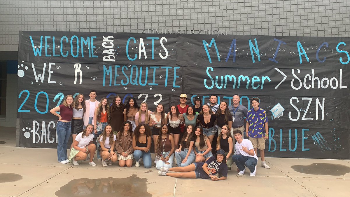 First day of school!! Thanks StuCo for setting us up for success!  #weAREmesquite <a href="/GPS_District/">The Official Gilbert Public Schools District</a> <a href="/MccordGps/">GPS-MCCORD</a> <a href="/Marcietaylor14/">Marcie Taylor</a>