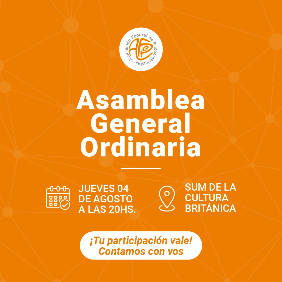 Afep_psm's tweet photo. #AsambleaGeneralOrdinaria 🙋🏽‍♀️🙋🏽 Cada presencia vale. AFeP necesita del nutriente y el compromiso de todas/os nosotros que nos beneficiamos con su existencia.

Nos encontramos el jueves 4 de agosto a las 20 hs. en el SUM de la Cultura Británica, modalidad presencial. https://t.co/r4EPY8dO1z