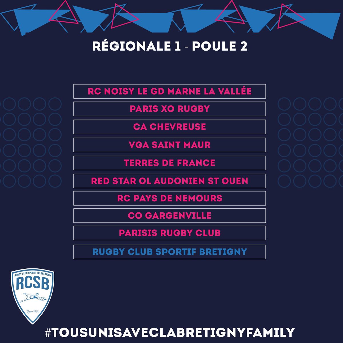 Rugby Club Sportif de Brétigny tweet media