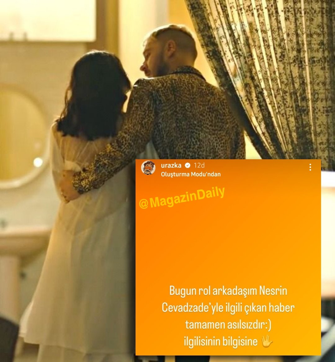 MagazinDaily's tweet photo. Uraz Kaygılaroğlu, Nesrin Cavadzade ile çıkan aşk haberlerini bu paylaşım ile yalanladı. 
#UrazKaygılaroğlu #NesrinCavadzade https://t.co/SmW78LIQPl