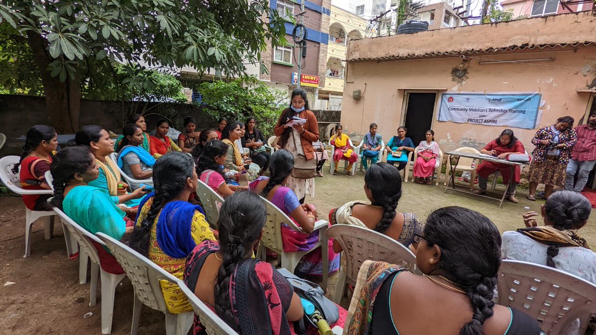 PPHF_Global's tweet photo. Under #ProjectAspire @PPHF_Asia in collaboration with @sanofi and @magnacarta conducted #Refresher #training at Balanagar Community Hall, Medchal, Telangana followed by #groupdiscussion and role play for better understanding & to provide improved #healthservices to the #community https://t.co/F0bKfUpmDT