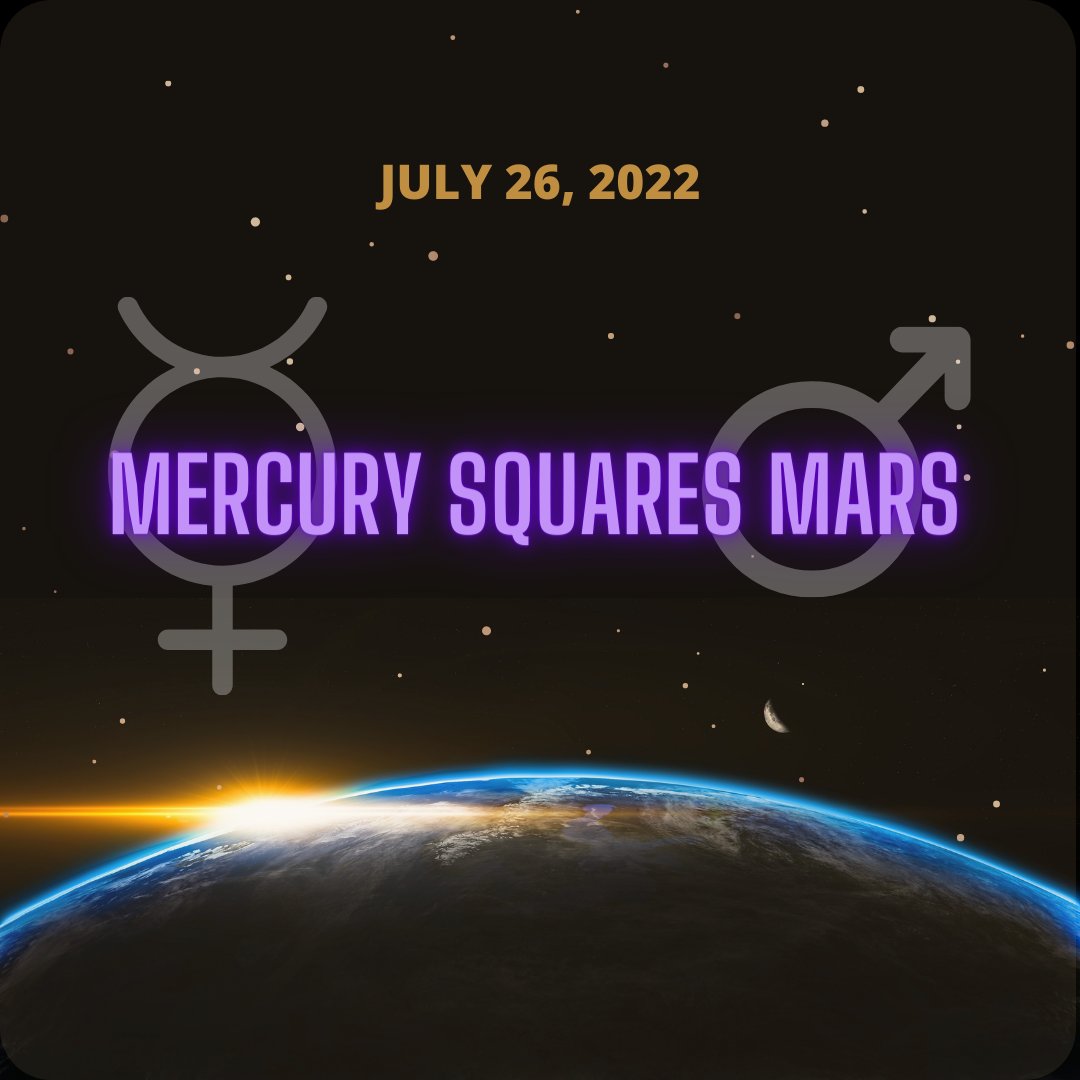 brandyjoytv's tweet photo. You will be tested and challenged by Mercury square Mars (July 25-July 27). This is a high energy influence, but easily stressed and frustrated. People will be impatient. Be careful of arguing and accidents. Pause before you communicate.🥇🥳

#mercury #mars #astrology #horoscope https://t.co/12GyxEE2jH