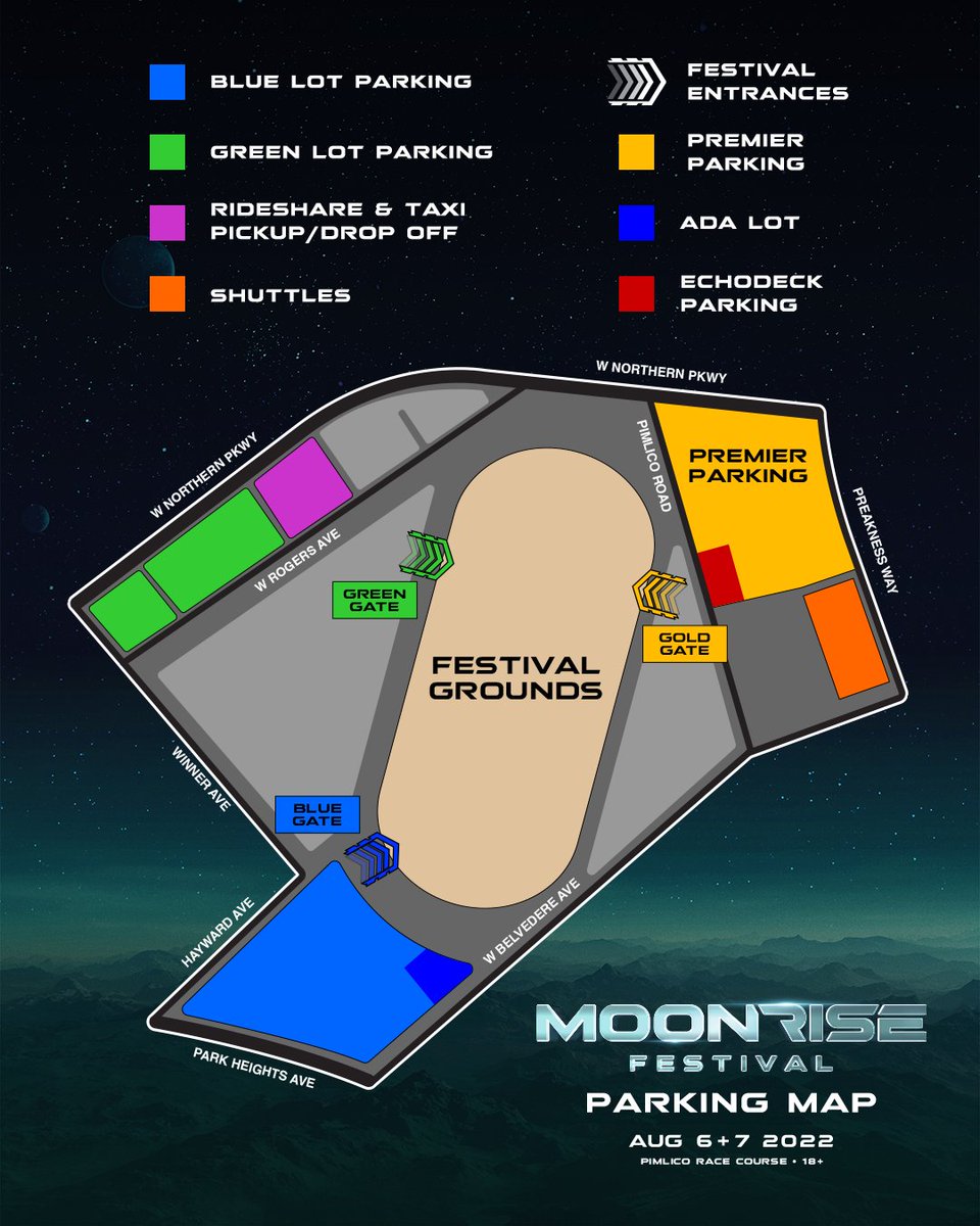 Moonrise Festival 2022 map