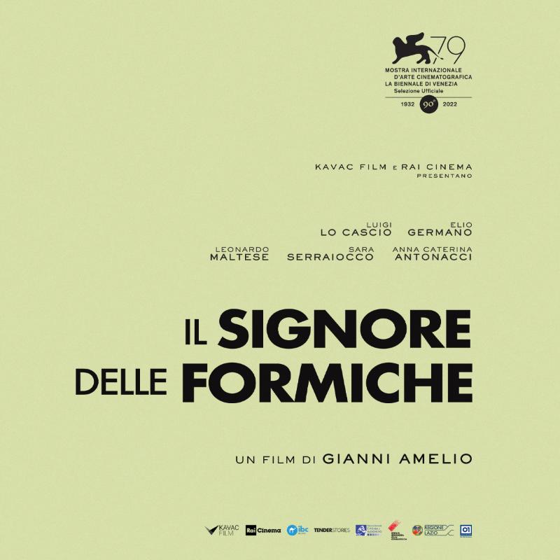 Tenderstories (@tenderstories) on Twitter photo #IlSignoreDelleFormiche di #GianniAmelio con #LuigiLoCascio #ElioGermano #LeonardoMaltese <a href="/SerraioccoSara/">Sara Serraiocco</a> #AnnaCaterinaAntonacci è in concorso a #Venezia79. Al cinema dall'8 settembre.
<a href="/KavacFilm/">Kavac Film</a> <a href="/RaiCinema/">Rai Cinema</a> #IBCmovie #Tenderstories
<a href="/01Distribution/">01Distribution</a> <a href="/TheMatchFactory/">The Match Factory</a> <a href="/la_Biennale/">La Biennale di Venezia</a> #IlSignoreDelleFormiche di #GianniAmelio con #LuigiLoCascio #ElioGermano #LeonardoMaltese <a href="/SerraioccoSara/">Sara Serraiocco</a> #AnnaCaterinaAntonacci è in concorso a #Venezia79. Al cinema dall'8 settembre.
<a href="/KavacFilm/">Kavac Film</a> <a href="/RaiCinema/">Rai Cinema</a> #IBCmovie #Tenderstories
<a href="/01Distribution/">01Distribution</a> <a href="/TheMatchFactory/">The Match Factory</a> <a href="/la_Biennale/">La Biennale di Venezia</a>