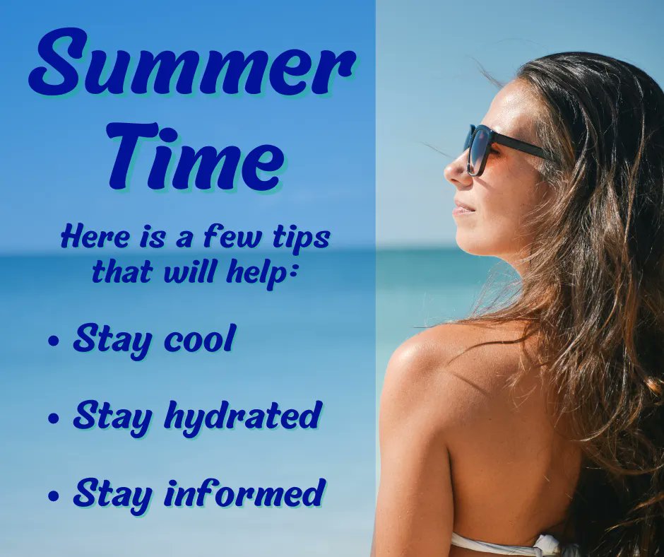ASK_MS_PR_1's tweet image. Let&apos;s stay safe this Summer!
Here are the three tips recommended by the CDC:
 
🌞Stay cool
🌞Stay hydrated
🌞Stay informed

AskMsPR
Ph:1-800-530-6934
W: buff.ly/3vueBtJ

#StaySafe #pr #marketing #commuincation #summertime #PublicRelations