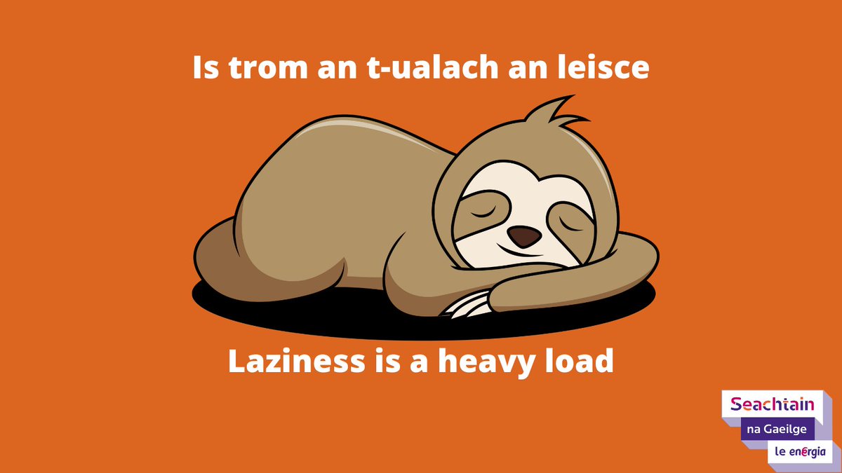 SnaGaeilge's tweet photo. Seanfhocal an Lae https://t.co/88wxWJZi1P