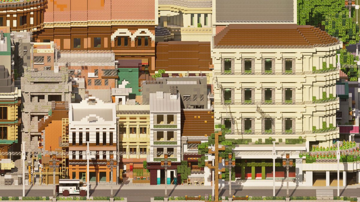 TheCubicART's tweet photo. Vibrant town. I really want to live in this town
builder:XiaoJiuQ
render:pudding
#minecraft建築コミュ
#Minecraftbuilds
#Minecraft https://t.co/fdwzmqEFMM