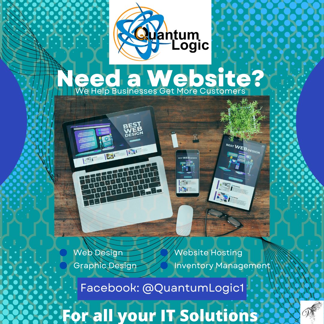 QL_Tech's tweet image. IN NEED OF A WEBSITE DESIGN &amp;amp; HOSTING‼‼...for your organization/ministry, school, personal brand and or business!? 
Become a client Today and let us assist you with all your IT hassles...
Website Packages are available. 🖥💻
FREE HOSTING FOR 1 YEAR WITH WEBSITE PACKAGE PURCHASE