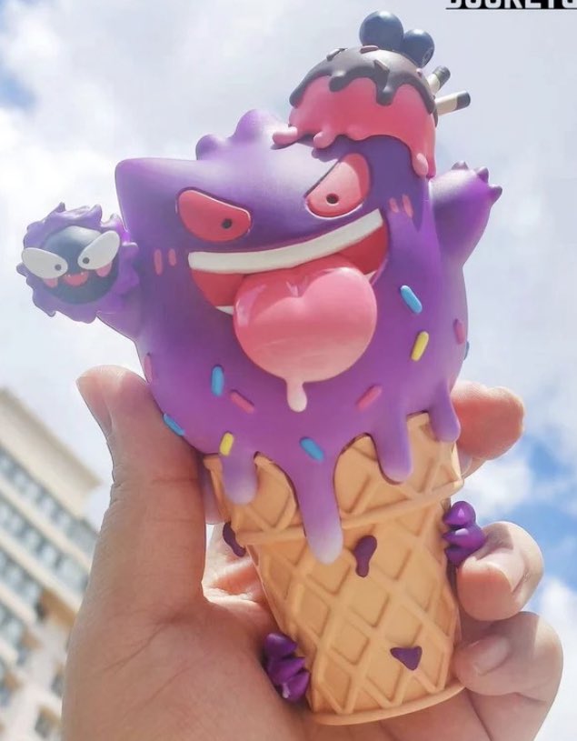 Gengar ice cream resin omg