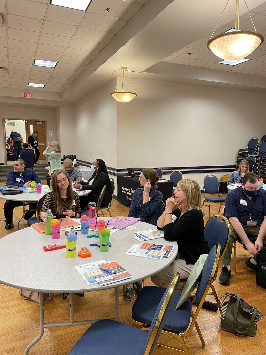 MODHEWD's tweet photo. Getting ready here at #J2CDay! Representatives from around the state have gathered to learn more about @Journey2College programs as well job center resources and more! https://t.co/XwEZ6F6CN2