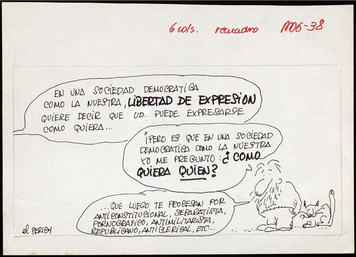 elgranPerich's tweet photo. Sobre la libertad de expresión en España. #ElPerich 1981-2022 https://t.co/zu1oF8sxmW