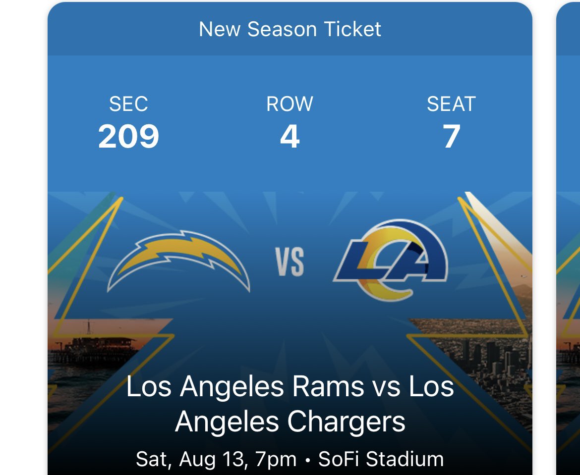 Tha_Frederation's tweet image. 🚨 🚨 GIVEAWAY ALERT!! 🚨 🚨 Ok bolt fam I’m giving away 3 TICKETS to the Chargers vs Rams preseason game.  section 209 seats 7,8, and 9. Like or RT to enter! Must be a CHARGERS FAN! Following me is not necessary. Winner will be chosen on Friday 7/29 at 5pm PST. #boltup