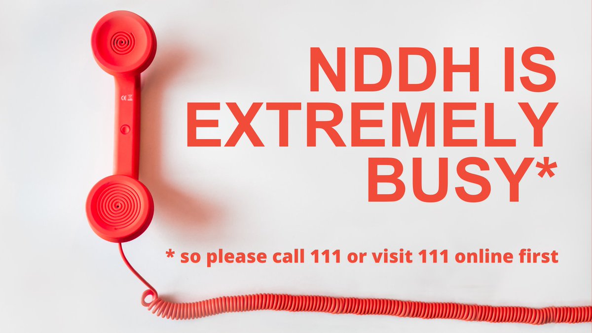 We're currently experiencing severe pressure across all of our services &amp; our emergency department at NDDH is very busy, with people having to wait a long time to be seen.

To choose the right healthcare services for your needs, please read more here: royaldevon.nhs.uk/news/we-re-rea…
