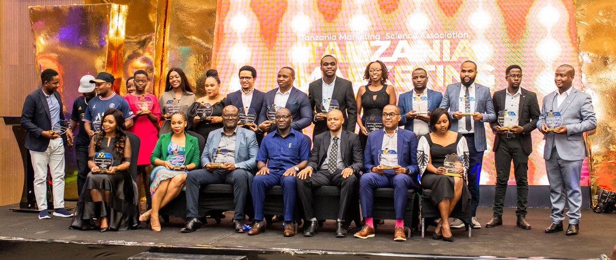 Mr_Bhuuki's tweet photo. Tanzania Marketing Awards Winners #2022 With Hon. Exaud Kigahe Deputy Minister of Investment, Industry &amp; Trade and TMSA Chairman Dr. Emmanuel Chao #TMSA #TMA https://t.co/mOxVdG1Ruz