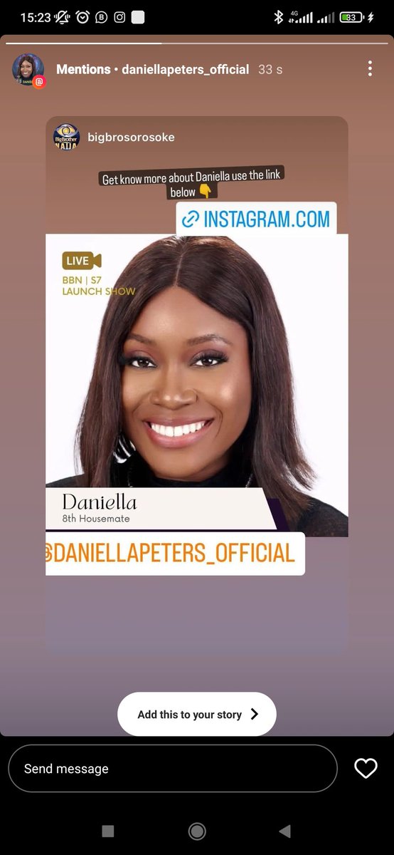 🧨 Dynamites no dey tire ooo, ever ready and gallant. <a href="/DaniellaPetersU/">DANIELLA PETERS 🧨 #BBNaija</a>

Connect with Daniella👇
linktr.ee/daniellapeters 

#Dynamites🧨 #DaniellaPeters #BBNaija

Retweet too for your girl.