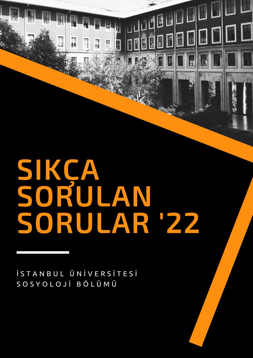 🚑 SSS Tercih döneminde aklınıza takılanlar için Sıkça Sorulan Sorular'a göz atabilirsiniz. 🧐 #tercih2022 #TercihİstanbulSosyoloji