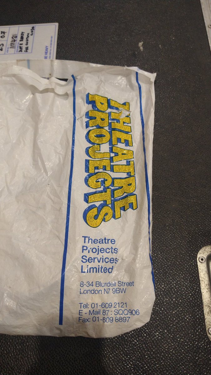 Carrier bags we've known and loved. Check the email address.