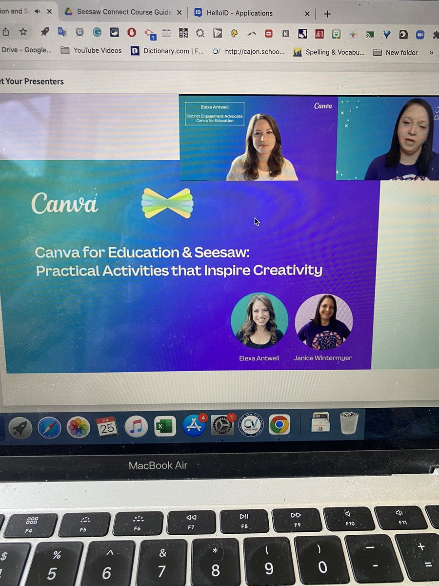 2 of my favorites, @canva & @Seesaw together! BRILLIANT! #seesawconnect @CajonValleyUSD  @ChaseTigers