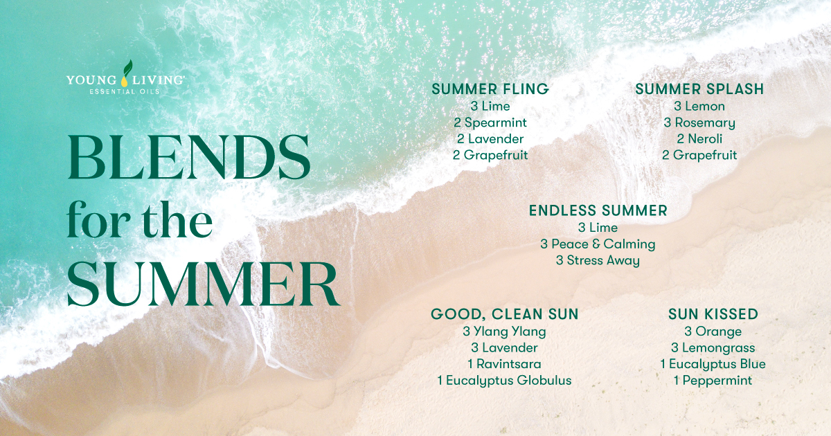 🌤️ Savor summer with sunny diffuser blends. 

Shop the oils bit.ly/3falSpI