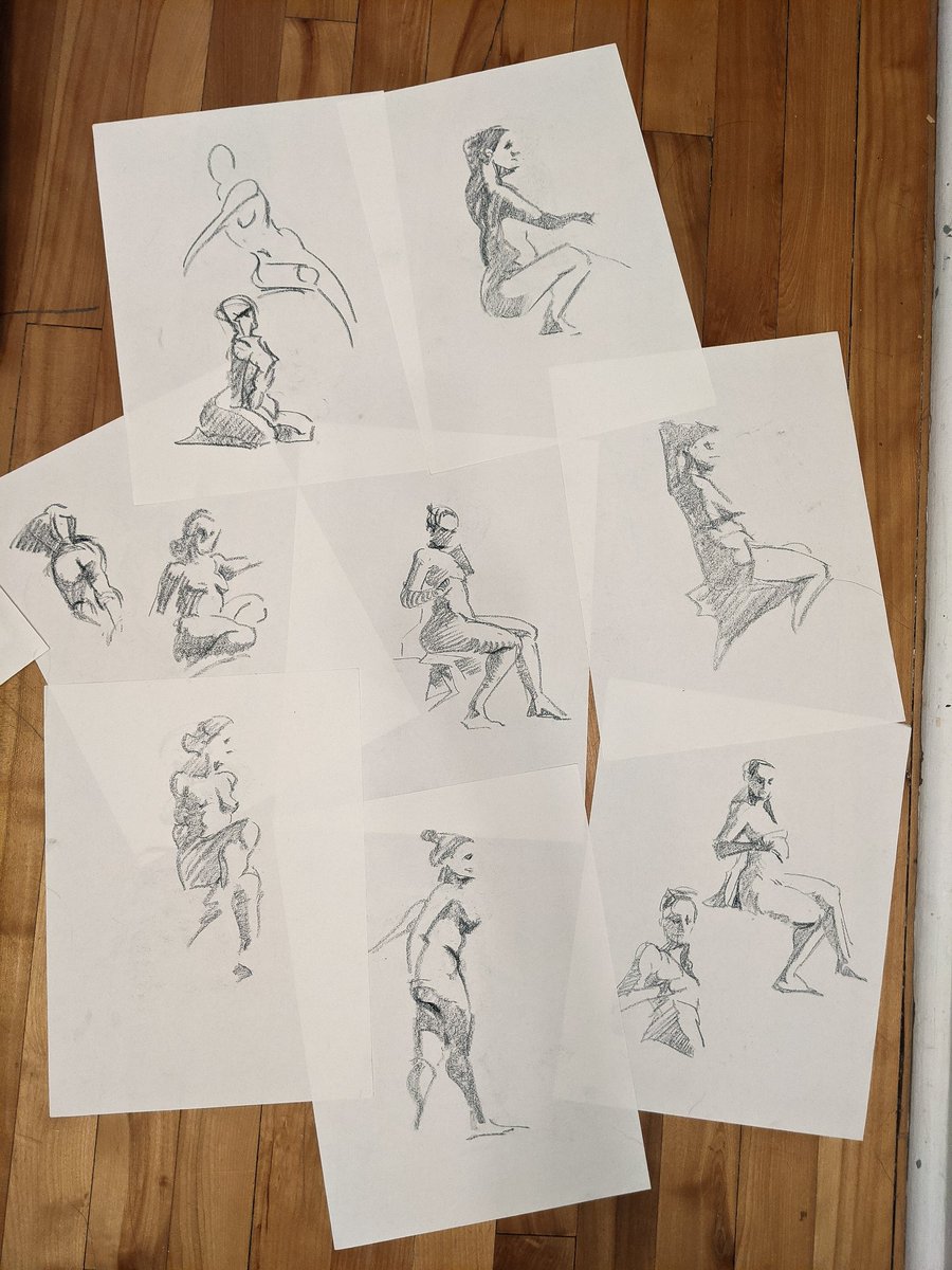 Back at life drawing after three years ✨ 