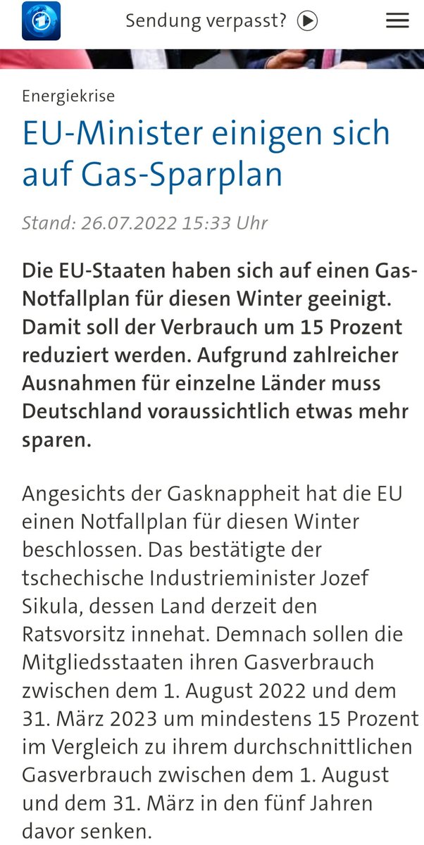 MMdel2's tweet photo. #EUNotfallplan
#Energiekrise
#Habeck verkündet einen Erfolg, der so aussieht, dass DE auf Hilfe der EU-Länder nicht hoffen braucht, alles wie immer ... es ist klar, wer die "Zeche zahlt" für die katastrophale Politik
@GrueneBundestag
@spdbt
@fdpbt
@cducsubt
@BundesregDE https://t.co/W0bSYN7xAR