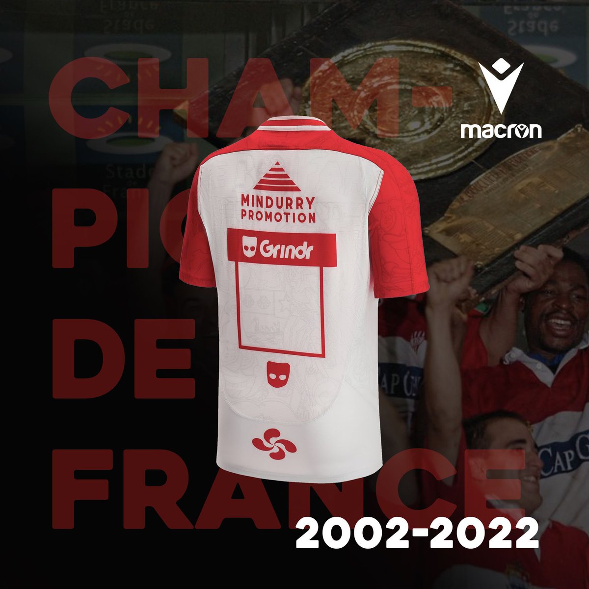 jbaldige's tweet photo. New Season New Kit @BOPBweb 
Hommage au titre fondateur de 2002 🏆🥇 #leshistoriques 
Tenue domicile aux couleurs traditionnelles 🔴⚪️
Tenue extérieure aux couleurs @Grindr 🏳️‍🌈🟡⚫️
@LNRofficiel @rugbyprod2 @MacronSports https://t.co/Zcceua4t7W