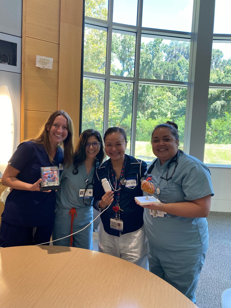 Honored to be part of this amazing initiative by the <a href="/UFMedicine/">UF Medicine</a> Women in Medicine &amp; Science council to host this field trip for the #PACES girls 👧🏻!
We got to show them how cool it is to be in pediatric cardiology 🫀 ! #stopleakypipeline
<a href="/UFCHC/">UF Congenital Heart Center</a> <a href="/ezimmer2/">Ellen Zimmermann</a> @JuliaLClose  <a href="/WomenAs1/">Women As One</a>