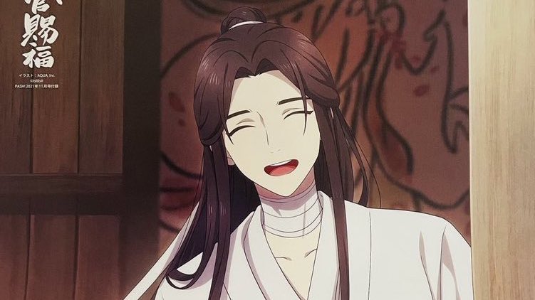 xie lian's smile in all adaptations finally!! 💗