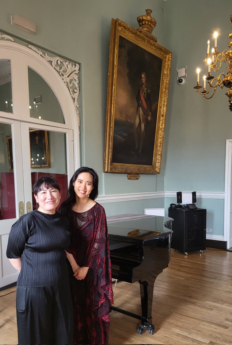 Thank you so much for a lovely welcome this morning <a href="/KLFestival/">King's Lynn Festival</a> we had a lovely time in the beautiful Town Hall ❤️🎻🎹☕️🎵 @kumimatsuo