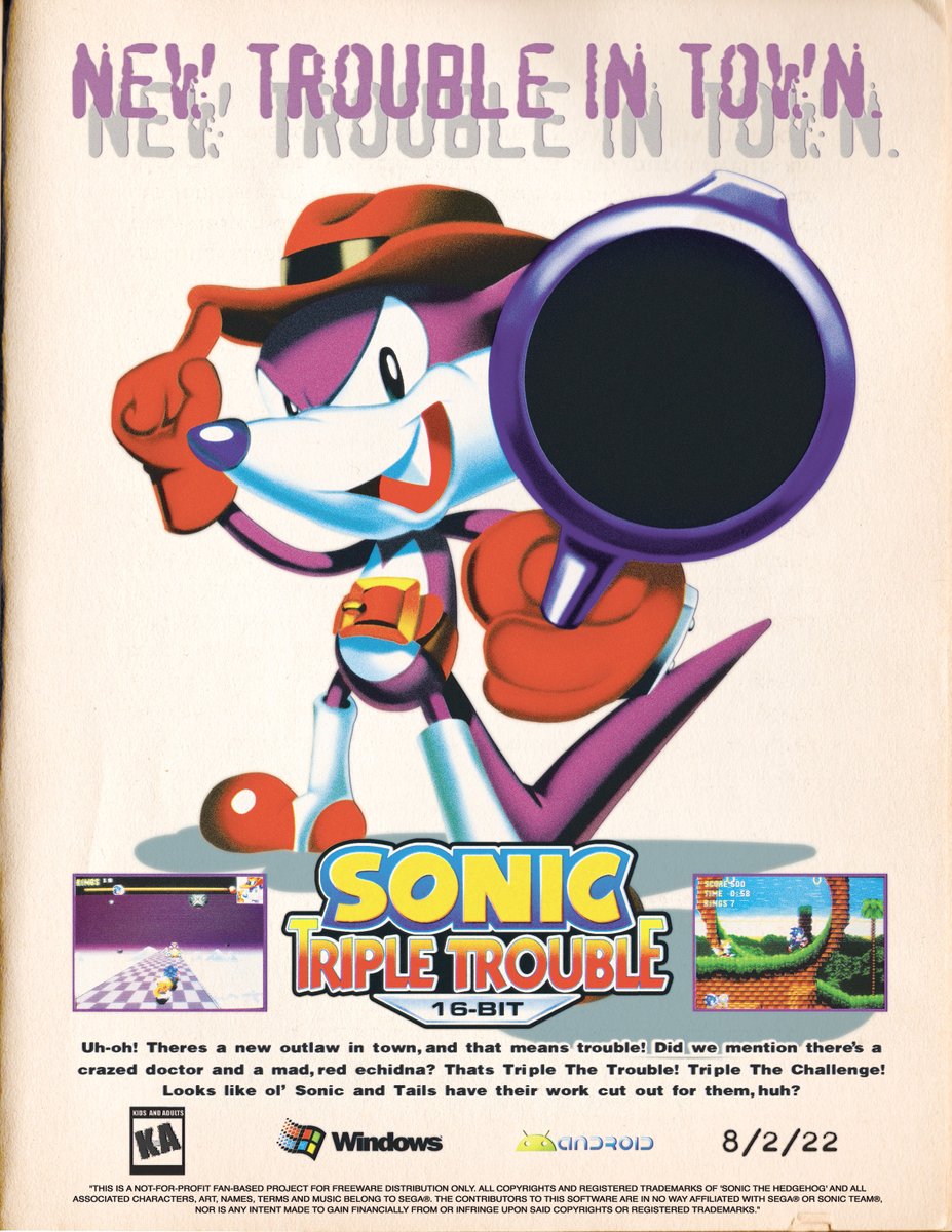 Sonic Triple Trouble 16-Bit
