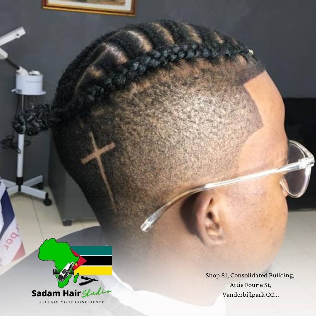 Add even more style to your braids, add a TRIM or HAIRCUT 💇

#barber
#haircut
#sadamhairstudio 
#reclaimyourconfidence