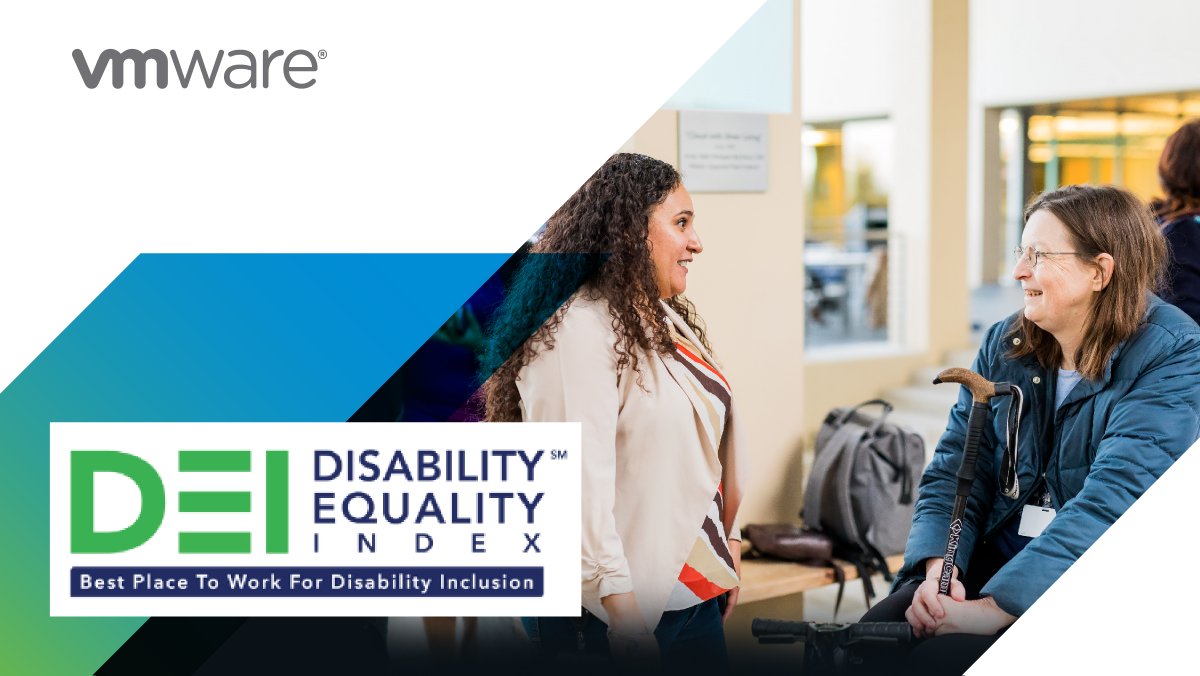 vmwarenews's tweet photo. #ThanksToTheADA for advocating people with disabilities have the same rights &amp; opportunities as everyone else. Committed to #DisabilityInclusion, @VMware is honored to receive a top score on @DisabilityIN @AAPD’s Disability Equality Index. 

#VMware2030

https://t.co/SgnltvLC9J https://t.co/12z0URw7zu