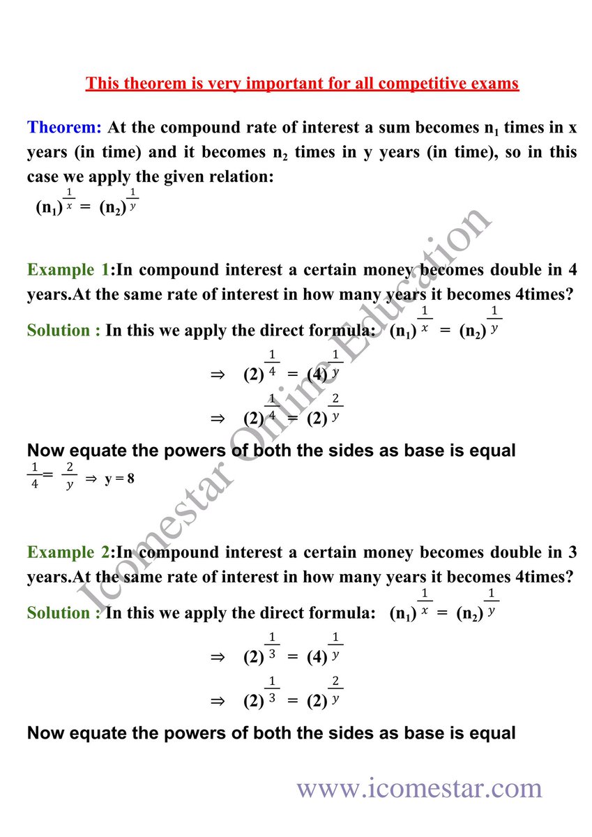 DixitIcome's tweet photo. Join Icomestar Online Education
https://t.co/udxfgde4xk
#cafoundationstudents 
#icaistudents #OnlineCoaching 
#competitiveexams #ICSEBoard 
#mathsproblems #cbseboard 
#10th #mathstricks #12th #PDF 

This topic is very important for all competitive exams. https://t.co/VdCQbuWzqF