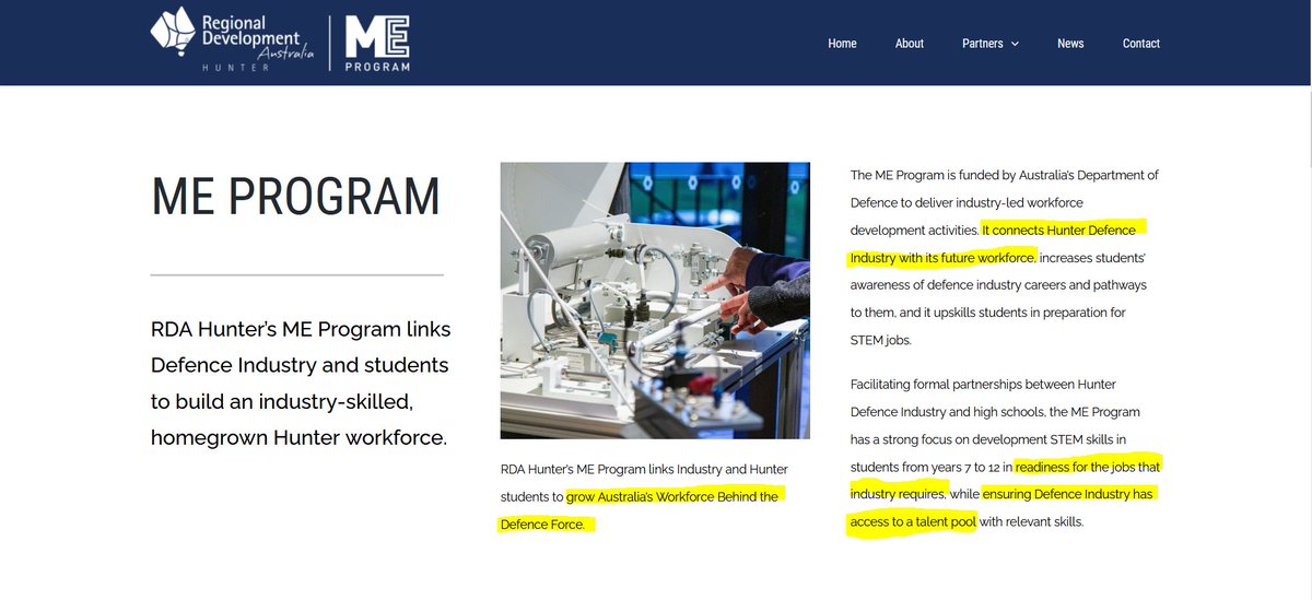 wagepeaceau's tweet photo. The ME Program is not about education - it is a recruitment strategy. It is not designed for student or community needs- but for the needs of corporations. Arms dealers have #NoPlaceinSchools
#Demilitarise #STEM https://t.co/cGHs7jwunH
