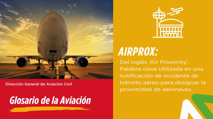 DGAC_Ecuador's tweet photo. ¿Sabes a qué se refiere el término #AIRPROX? Te contamos su definición en el #GlosarioDeLaAviación https://t.co/GhTkabpYz1