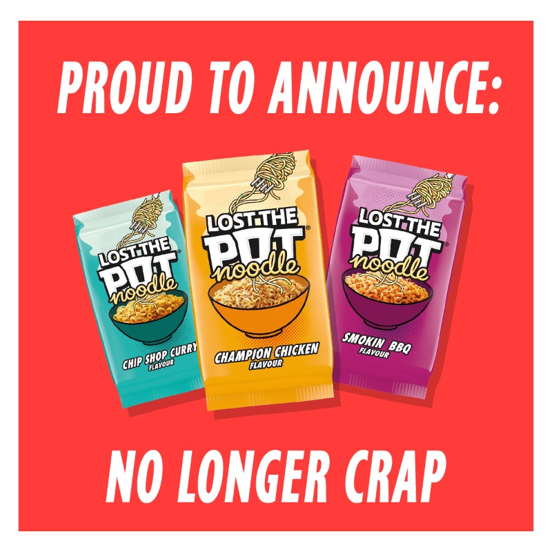 PotNoodle's tweet photo. Major breakthrough achieved. NOW WITH FLAVOUR.