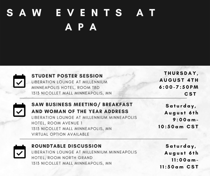 Section For Advancement of Feminist Psychology tweet media