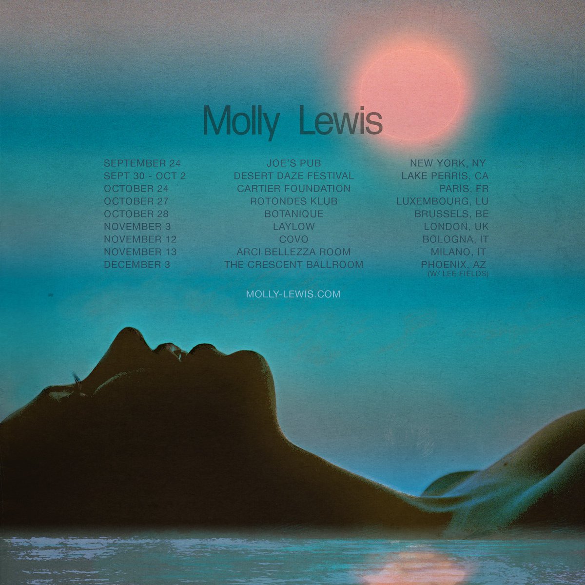 Come see Molly Lewis' entrancing performance on her fall tour ⛴

molly-lewis.com/events