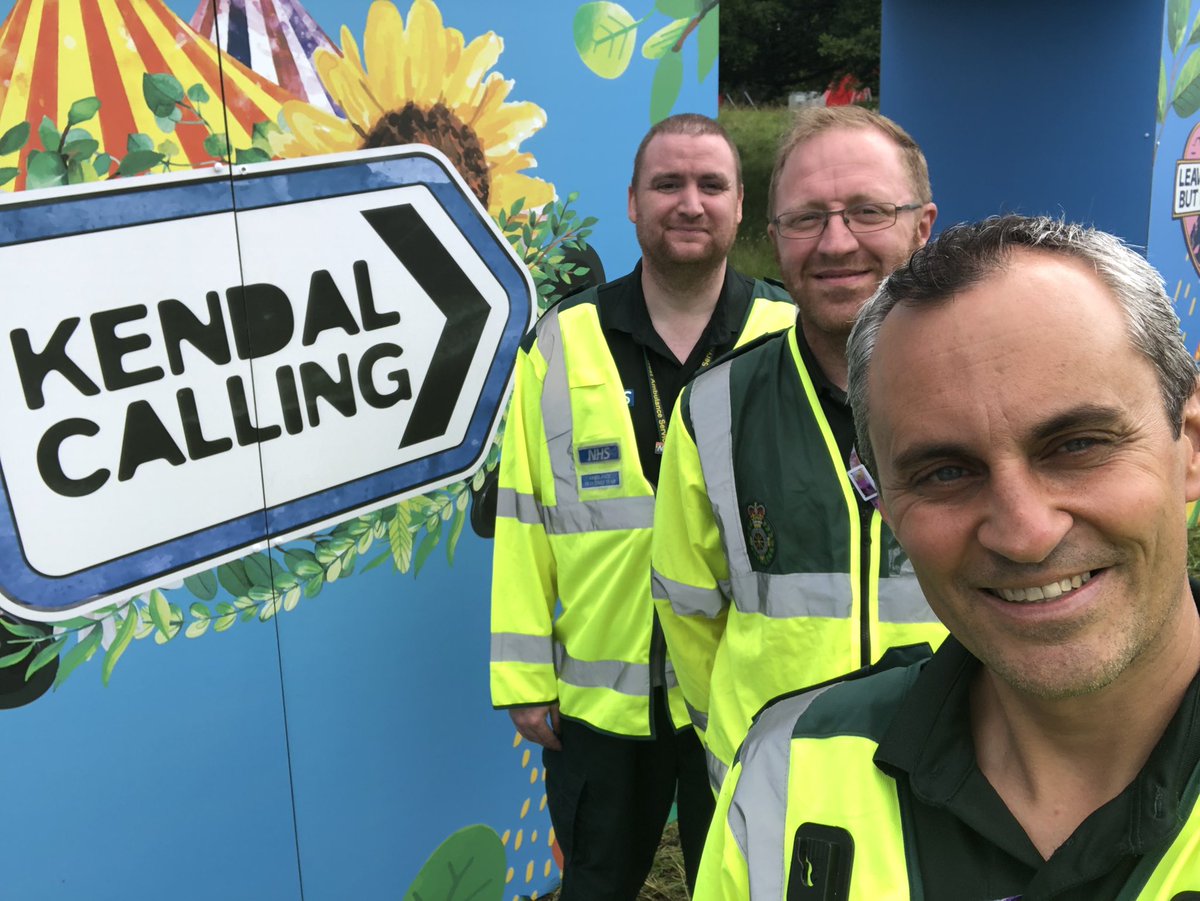 Kendal Calling 2022 site visit, build underway for this weekends music festival. <a href="/NWAmbulance/">North West Ambulance Service</a> <a href="/paulgoddard87/">Paul Goddard</a> <a href="/NWAmbResilience/">NWAS Resilience Team</a> <a href="/mswenman/">mark wenman</a>