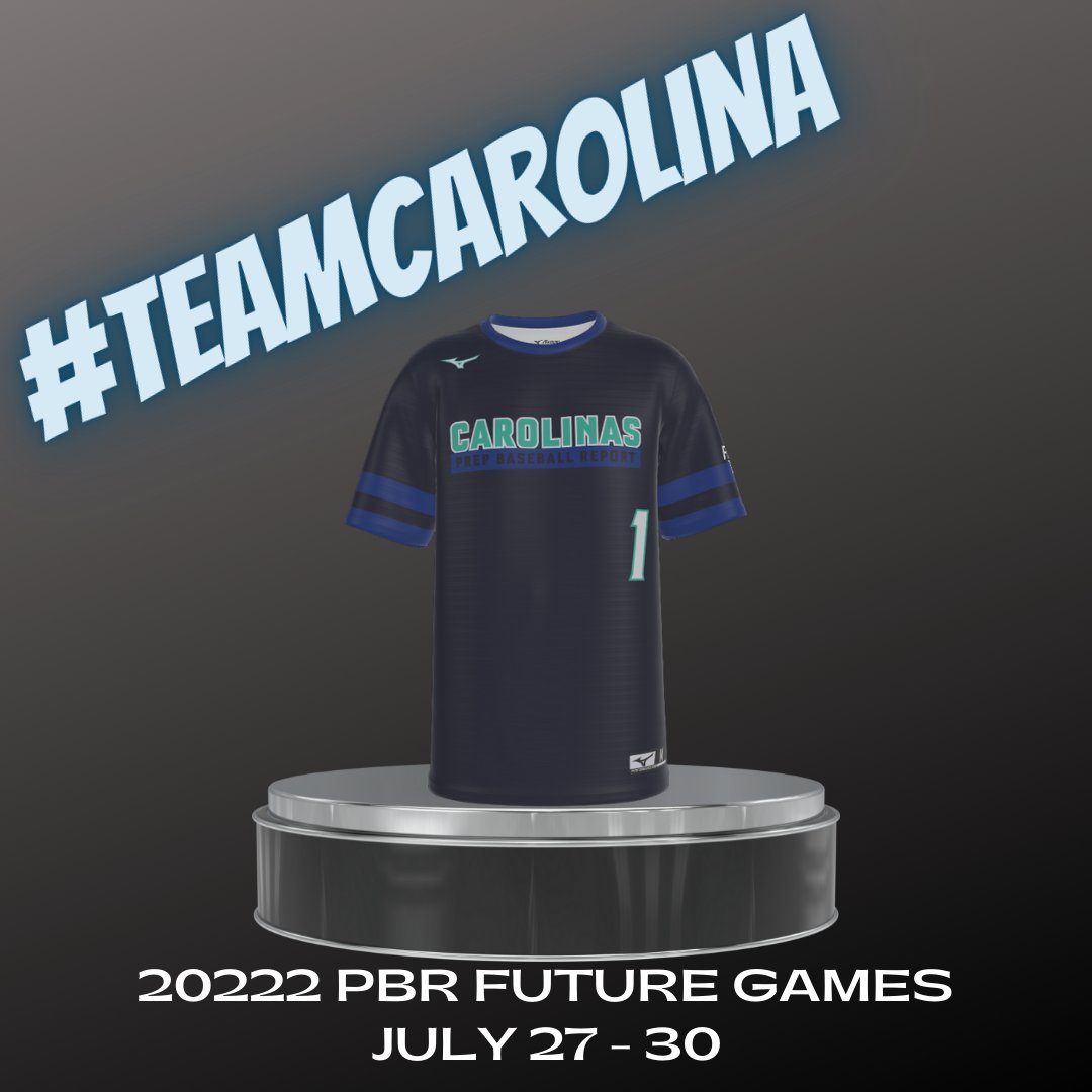 Go Time for #TeamCarolina 
2022 PBR Future Games