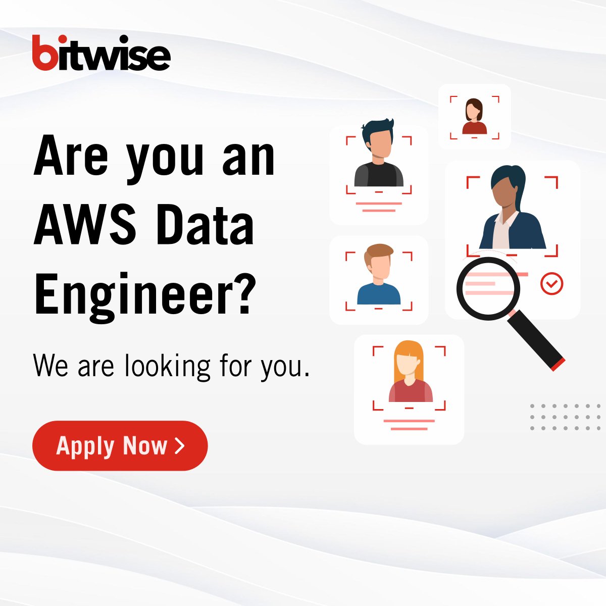 Bitwise_Updates's tweet image. Bitwise is hiring for a Data Engineer with an experience of 5-10 years for the Schaumburg, IL location! Interested? Apply here: bit.ly/3J8eCZp
#AWSDataEngineer #BitwiseCareers #JobSearch