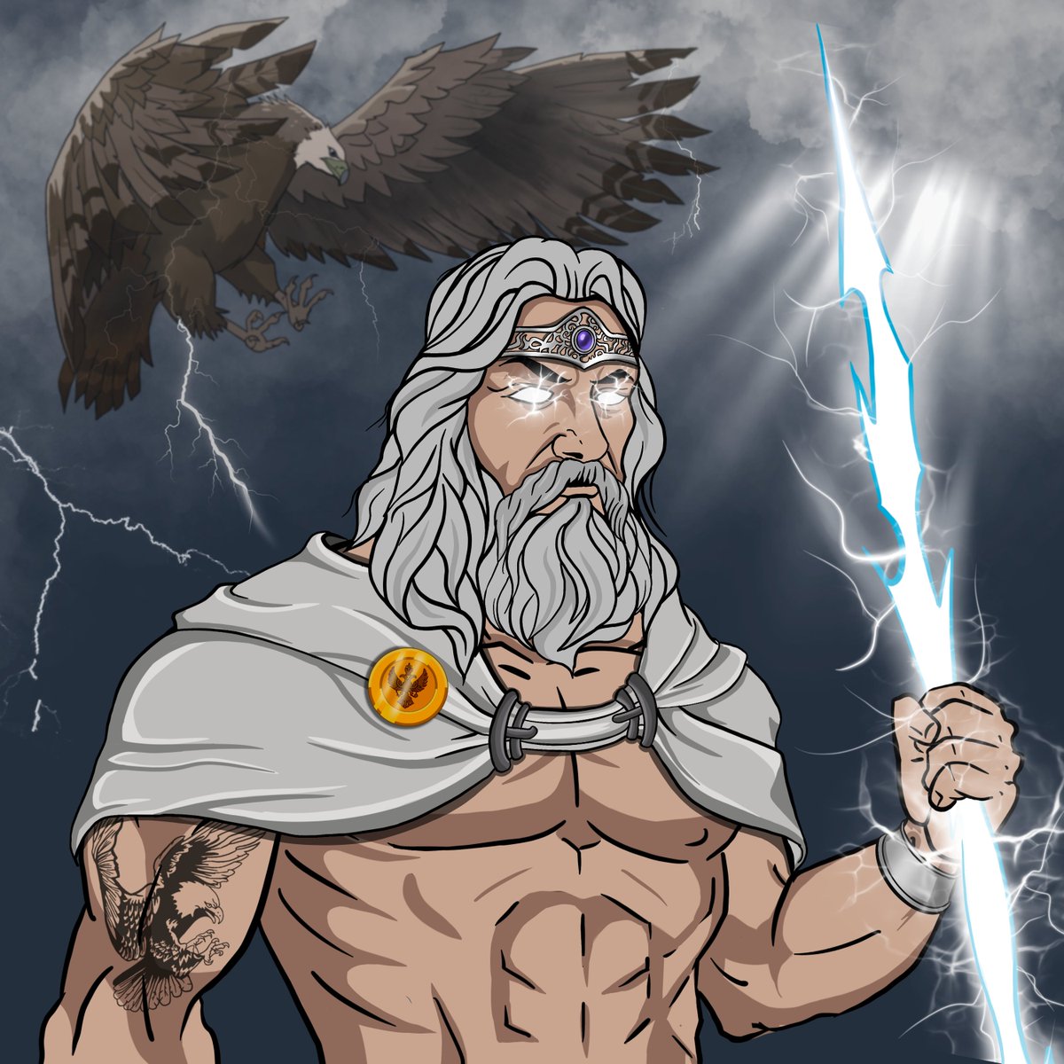 Gods Club opens its doors and here is #Zeus👑

First 500 interactions (Follow + RT + Like) will get whitelisted!

#NFT  #Solana #SolanaNFTs