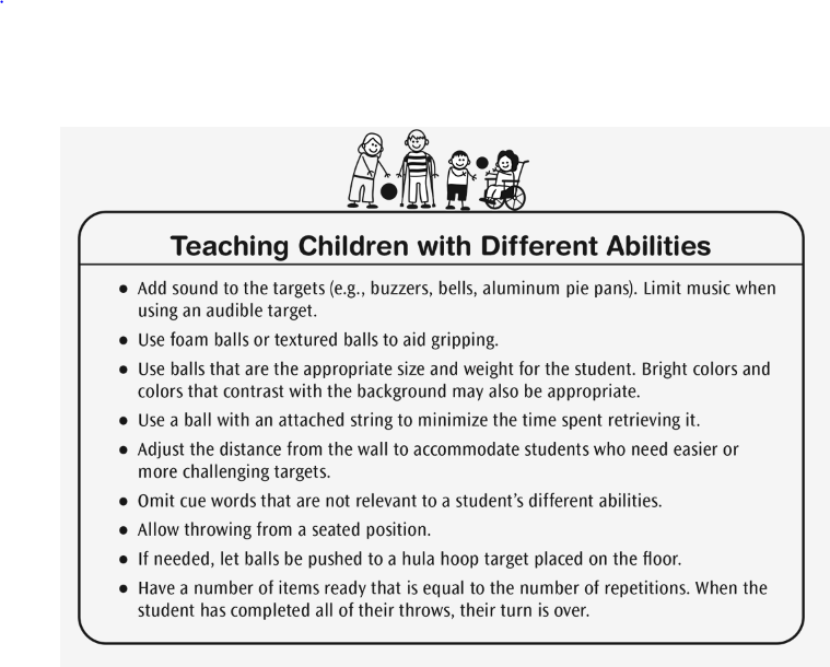 Throwing skills, particularly overhand throwing, are used in many lifetime activities. Therefore their critical elements should be taught at an early age. Here are some tips on how to teach throwing skills to children with different abilities. Learn more: canada.humankinetics.com/blogs/excerpt/…