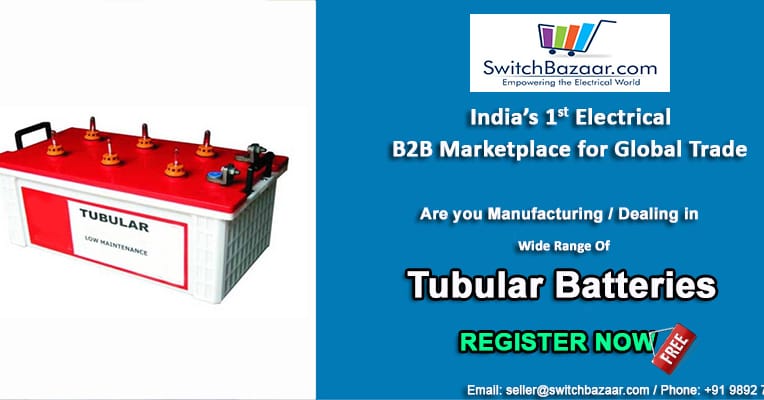 Are you #manufacturing / #dealing in #tubularbattery        
Register with #india's 1st #electrical #b2b #marketplace for #free and grow your #business on global level.

#switchbazaar #electrical #b2b #marketplace #startup  #electricalb2bmarketplace #batteries #tubularbatteries