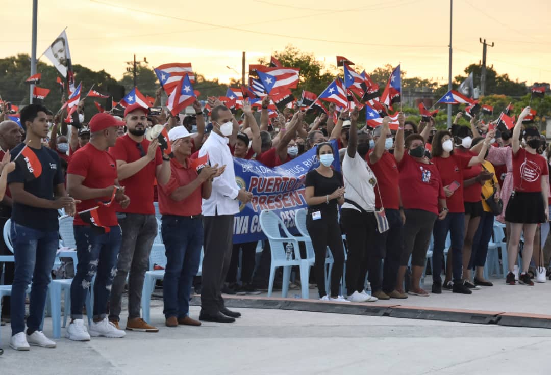 MMarreroCruz's tweet photo. En patriótico y emotivo acto, celebramos en #CienfuegosEn26, el Día de la Rebeldía Nacional en #Cuba 🇨🇺.
#SiempreEn26 https://t.co/GPGJxGhLdU