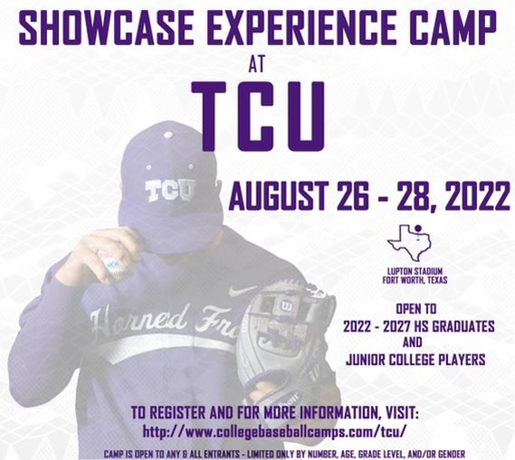 brock_copass3's tweet image. Thank you and humbled  @TCU_Baseball for the invite! #GoFrogs @BixbyHSBaseball @kevin_adler5 @StandleyBarrett @coachdelay22
