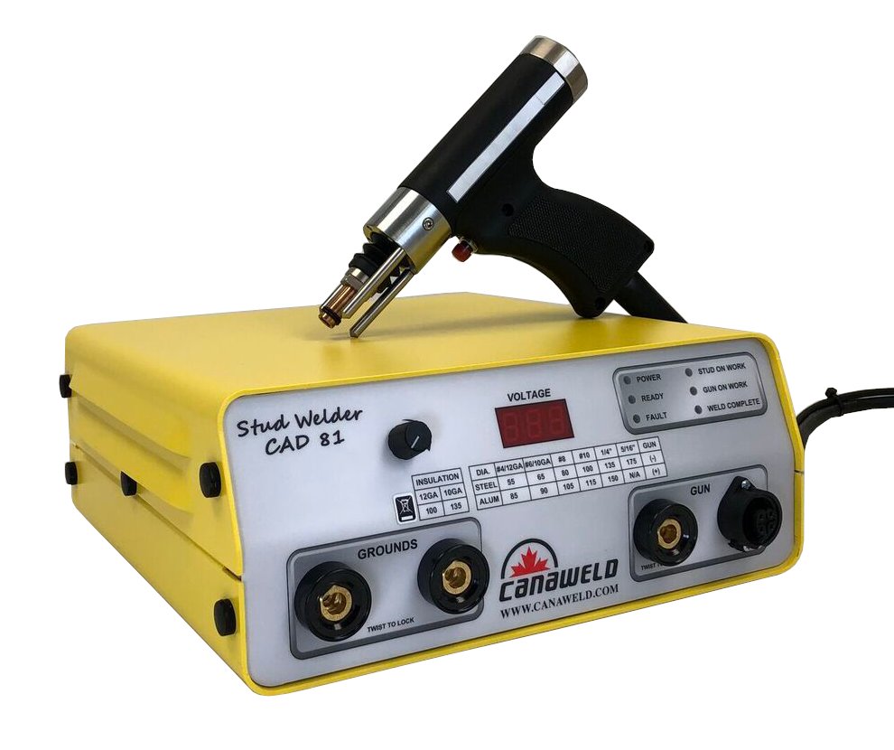 canaweld's tweet photo. If you want the complete package, the #CAD81 is coming with a #gun, two #GroundCables, #collets, #ChangingTools, and a carrying case.
π Learn More: https://t.co/WK9qPZB3Rm
#StudWelderCAD81 #STUDWelders #STUDWelder #STUDWeldersInCanada #STUDWeldingMachinesCanada #StudWelding https://t.co/KJDIkM3fBb