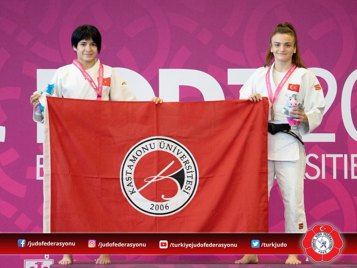 BesyoKastamonu's tweet photo. Lodz’da, Üniversiteli judokalarımız esti.

Avrupa Üniversite Oyunları’nda judo müsabakalarında Kastamonu Üniversitesi judokaları kadınlarda 48 ve 52 ile erkekler 100 kiloda kürsüde yer aldılar. https://t.co/Vwg031SJAP